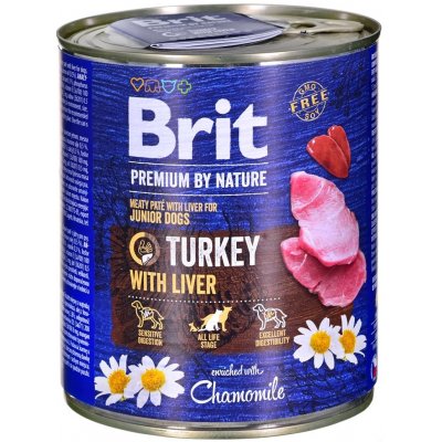 Brit Premium by Nature Junior Turkey with Liver 0,8 kg – Zboží Mobilmania