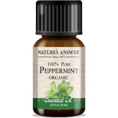Nature's Answer 100% Čistý Esenciální Olej Máta Peprná 15 ml – Hledejceny.cz