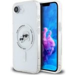 Karl Lagerfeld IML K&CH Heads Metal Frame MagSafe Zadní Kryt pro iPhone 16e Transparent – Zboží Mobilmania