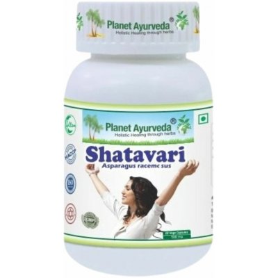 Planet Ayurveda Shatavari extrakt 4:1 500 mg 60 kapslí – Hledejceny.cz