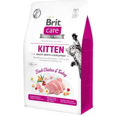 Brit Care Cat GF kotě krocan kuře 0,4 kg – Zboží Mobilmania