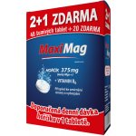 MaxiMag Hořčík+B6 šumivé tablet. 3 x 20 tablet – Hledejceny.cz