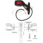 Výchozí Svítilna poziční - tykadlo l 12v/24v led č/b/o, kabel 0,4m 0181095_A, , , – Hledejceny.cz