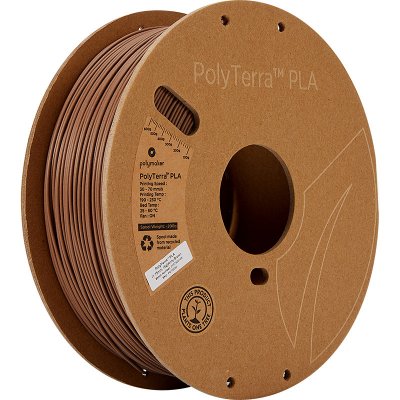 Polymaker PolyTerra PLA 1.75mm Army Brown 1kg