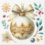 Paw Ubrousek 33x33cm Vánoční ozdoba – Zboží Dáma Paw Ubrousek 33x33cm Vánoční ozdoba – Zboží Dáma