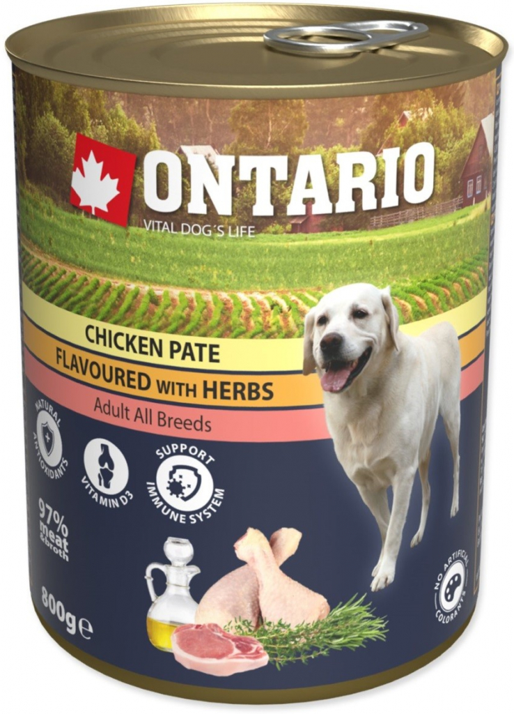 Ontario Chicken Pate Flavoured with Herbs 800 g