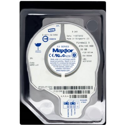 Maxtor FIREBALL 3 20GB PATA IDE/ATA 3,5", 2F020L0