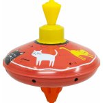 Svoora střední plechová káča s motivy zvířátek červená – Zboží Mobilmania