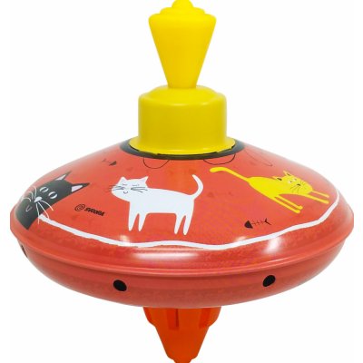 Svoora střední plechová káča s motivy zvířátek červená – Zboží Mobilmania