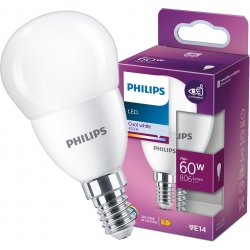 Philips LED žárovka E14 7W/60W 806lm 4000K matná