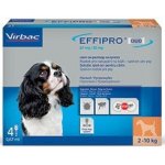 Effipro Duo Spot-on Dog S 2-10 kg 4 x 0,67 ml – Hledejceny.cz