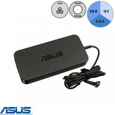 Asus adaptér 120W19V 3P(4.5PHI) B0A001-00061100 - originální – Zboží Mobilmania