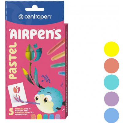 Centropen Air Pens Pastel 1500 5 ks – Zboží Živě