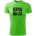 Nápis Krav Maga pánské triko Fantasy sportovní dresovina apple green – Hledejceny.cz