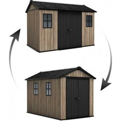 Keter Apex 7,5 x 11 Ashwood, s podlahou, 612048 – Hledejceny.cz