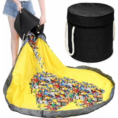 VERK GROUP Hrací vak, podložka na hraní 2v1, podsedák, černo žlutý – Hledejceny.cz