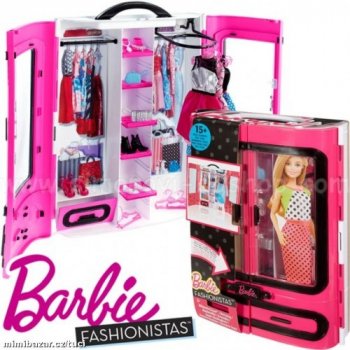 Mattel Barbie přenosný šatník krásy