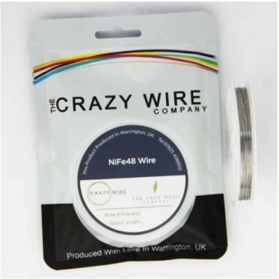 The Crazy Wire Company NiFe48 odporový drát 10m 26GA 0,4mm – Hledejceny.cz