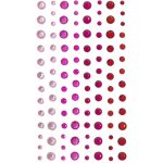 Galeria Papieru Samolepicí dekorační kamínky - mix velikostí, červené odstíny, 104 ks – Sleviste.cz