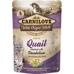 Carnilove Cat Pouch Quail & Dandelion sterilized 85 g – Zbozi.Blesk.cz