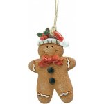 Clayre & Eef Hnědá vánoční ozdoba Perníček Gingerbread 6*1*8 cm – Hledejceny.cz