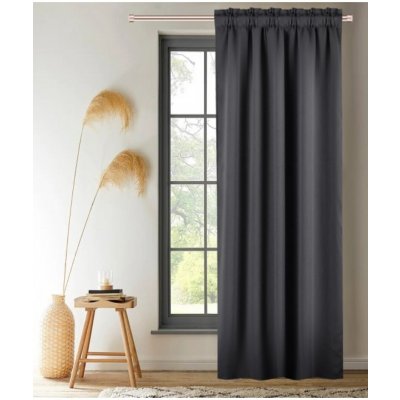 BytoTex Zatemňovací závěs na pásce Joana 140x250 cm, šedá/grafit (cena za 1 kus) – Hledejceny.cz