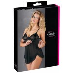 Cottelli lehký, volánkový babydoll, černý – Zboží Dáma