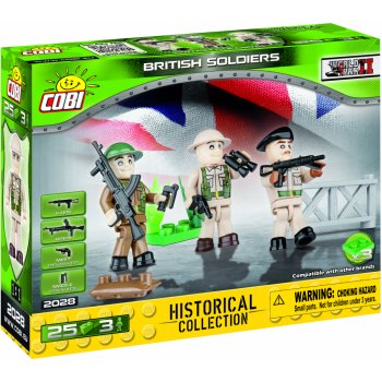 Cobi 2028 Small Army 3 figurky s doplňky Britská armáda