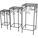 ESSCHERT DESIGN Stolek na květiny ESSCHERT´S GARDEN, set 3ks, 50 cm; 60,5 cm; 70 cm – Hledejceny.cz