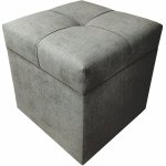 Well Done Taburet s úložným prostorem kostka 1 měkká 40x40 různé barvy 100 černá – Zboží Dáma