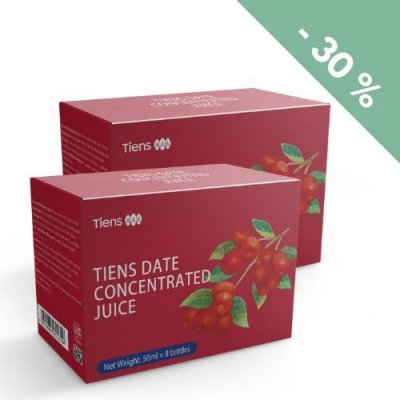TIENS Koncentrovaný datlový sirup 2x 8 x 50 ml – Hledejceny.cz