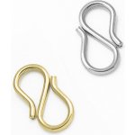 S zapínání z nerezové oceli 13x7mm - 1ks+B - Nerez SL / 100Ks – Zboží Dáma