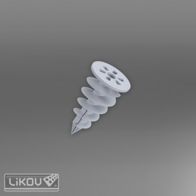 Spirální hmoždinka plastová 50 10ks – Sleviste.cz