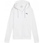 Puma ESSENTIALS FULL ZIP HOODIE TR Bílá Černá – Hledejceny.cz