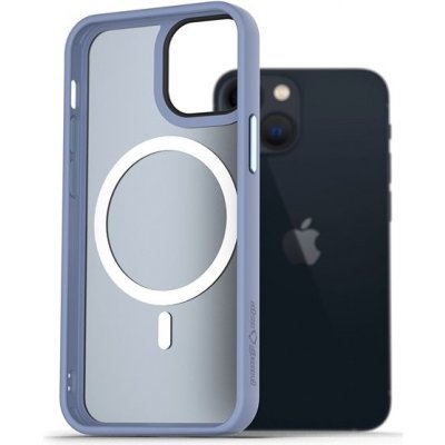 Pouzdro AlzaGuard Matte Case Compatible with MagSafe iPhone 13 Mini světle modré