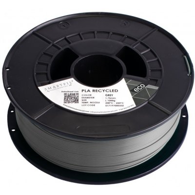 Smartfil PLA stříbrná (šedá) 1,75 mm 1 kg – Zboží Živě