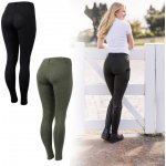 Horze Jeggings Dae Full Grip dámské tmavě modrá – Zboží Mobilmania