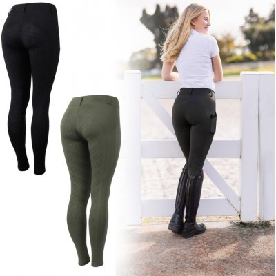 Horze Jeggings Dae Full Grip dámské beetle green – Zboží Mobilmania