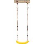 SwingKing houpačka se sedátkem žlutá 43 x 17 cm – Sleviste.cz