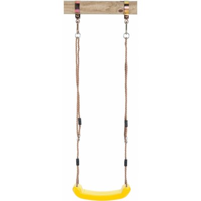 SwingKing houpačka se sedátkem žlutá 43 x 17 cm