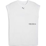 Puma M Graphic Cutoff tank bílá – Zboží Dáma