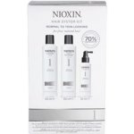 Nioxin System 1 Cleanser šampon 150 ml + System 1 Cleanser šampon 150 ml + System 1 Scalp Revitaliser kondicionér 50 ml System 1 Scalp Treatment Pro jemné a chemicky neošetřené vlasy dárková sada – Zboží Dáma