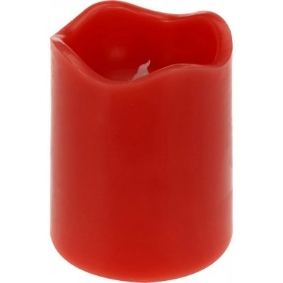 Koopman LED Svíčka s časovačem, plápolající, červená, pr. 7 x 9 cm – Hledejceny.cz