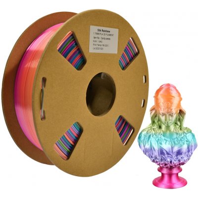 RoyalFilaments PLA SILK, 1,75 mm, 1kg, Candy Rainbow – Hledejceny.cz