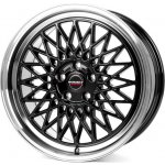 Borbet B 7x17 4x100 ET30 black rim red – Sleviste.cz