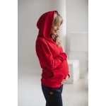 Kojící mikina Milk Please Red – Zboží Dáma