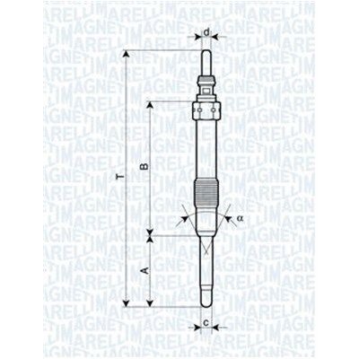 Žhavicí svíčka MAGNETI MARELLI 062900053304 – Hledejceny.cz