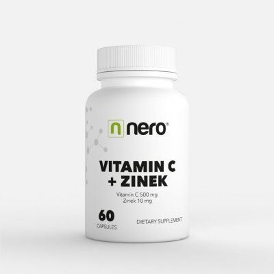 Nerodrinks Vitamin C + Zinek 60 kapslí