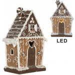 Perníková LED chaloupka Gingerbread Cotti - 14*9*21 cm - Clayre & Eef – Hledejceny.cz