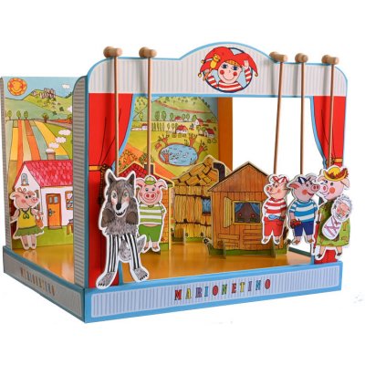 MARIONETINO prasátka a kůzlátka kompletní set 15 loutek – Sleviste.cz